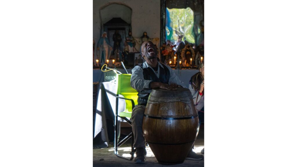 Toque de tambores en la Capilla de los Negros